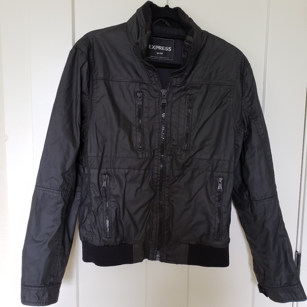 Men's Express Zip Up Bomber Style Jacket SZ Medium